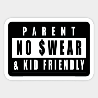 no swear 2 Sticker